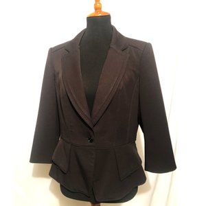 White House Black Market Seasonless Peplum Jacket/